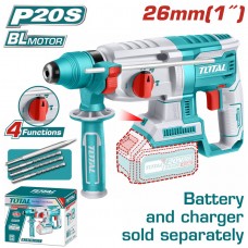 Κρουστικό Σκαπτικό Μπαταρίας 20V Solo με SDS Plus Total TRHLI20228